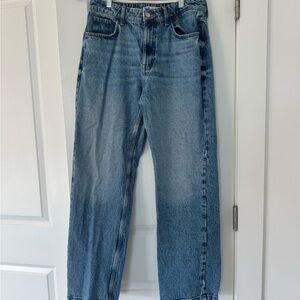 Zara Straight Leg Blue Jeans